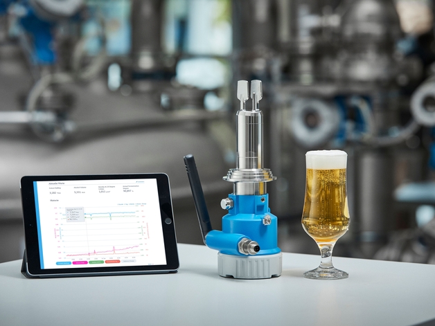 Der Fermentation Monitor QWX43 überwacht automatisch alle Parameter im Gärprozess von Bier