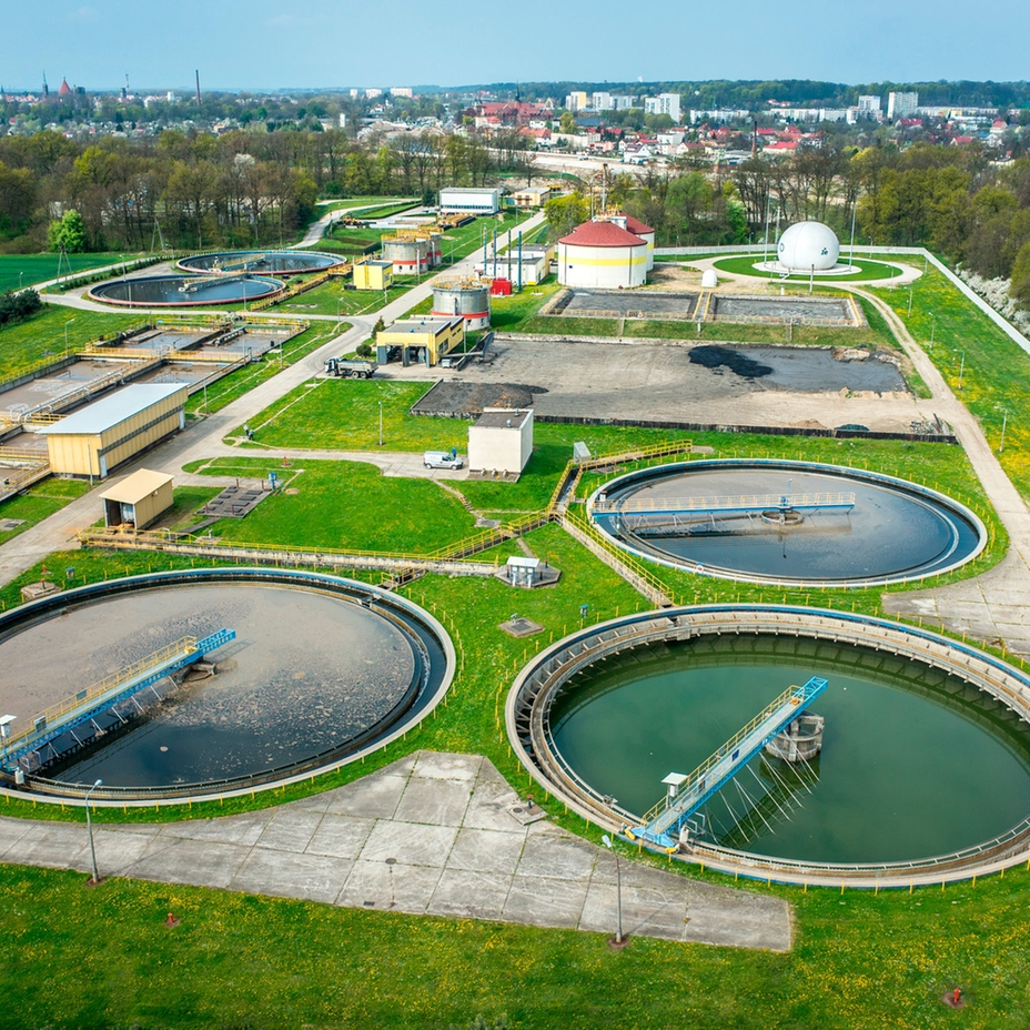 Überwachung von Abwasser auf COVID-19 in einer Kläranlage
