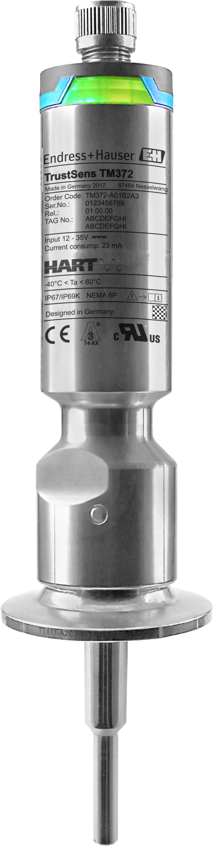 Kompaktes hygienisches RTD - iTHERM TrustSens TM371