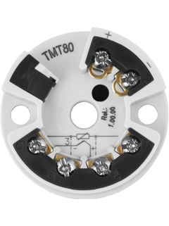 Product picture temperature head transmitter iTEMP TMT80 with terminal assignment