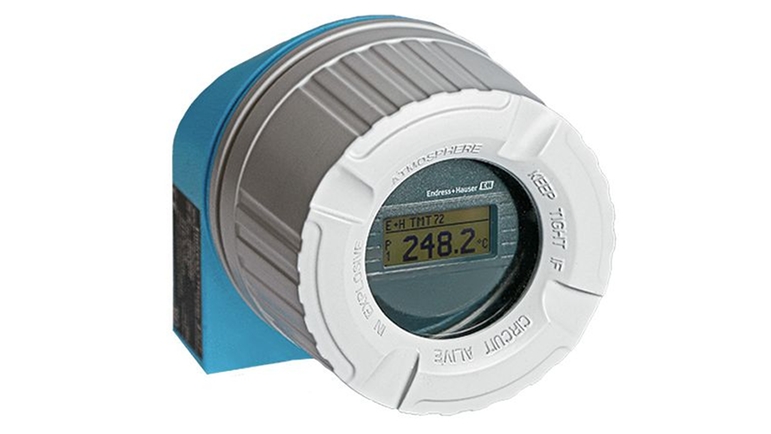 iTEMP TMT72 temperature transmitter with TID10 display and field housing TA30H with Ex d protection
