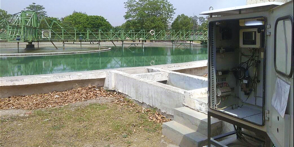 Turbidity Measurement Panels in the filter house