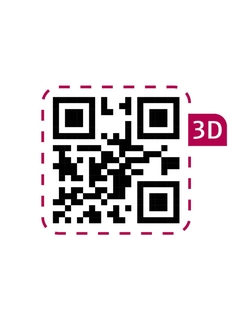 3D QR-Code für Prosonic Flow G