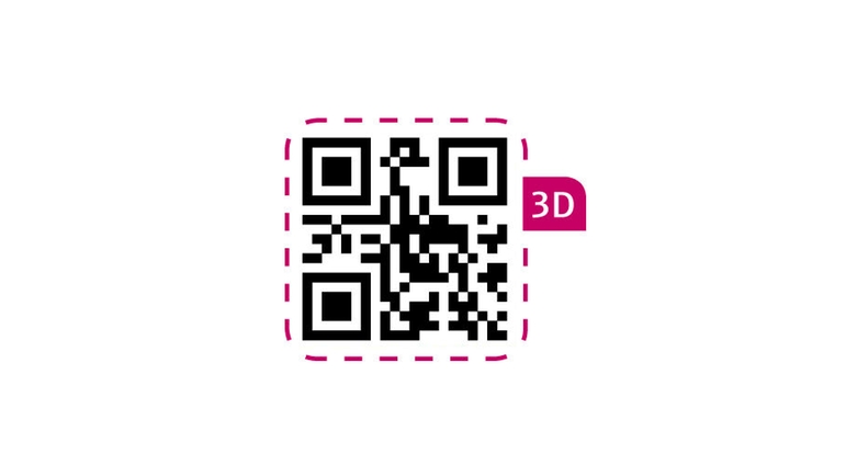 3D QR Code für t-mass F/I 300/500