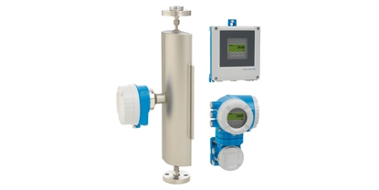 Picture of Coriolis flowmeter Proline Promass A 500 / 8A5B with different remote transmitters