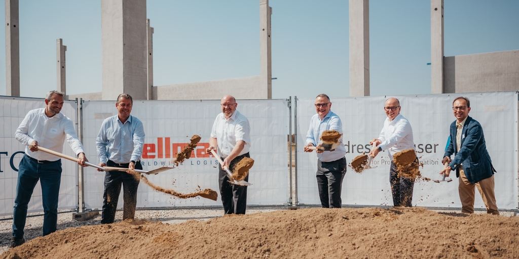 Europäisches Logistik-Hub: Spatenstich für das neue Logistikzentrum in Wörrstadt. Europäisches Logistik-Hub: Spatenstich für das neue Logistikzentrum in Wörrstadt.