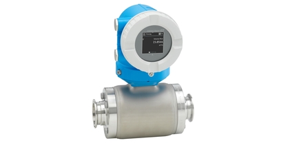 Picture of electromagnetic flowmeter Proline Promag H 10 for basic hygienic applications