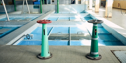 Wasseraufbereitungsanlage in Belfort in Frankreich