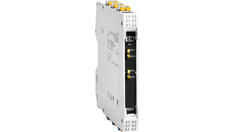 RN22 active isolated barrier or signal doubler, HART-transparent