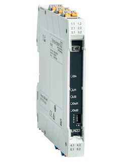 RLN22 1- oder 2-kanaliger Trennschaltverstärker 24 V DC mit Relaiskontakten als Signalausgang für Systeme bis SIL 2