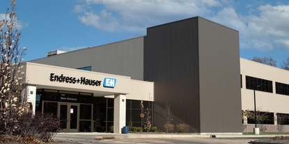 Das Gebäude von Endress+Hauser Optical Analysis in Ann Arbor, Michigan.