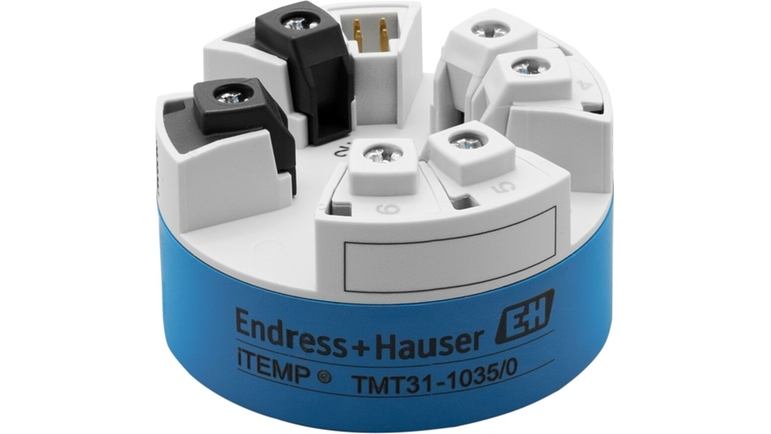 Head transmitter iTEMP TMT31 with optimized screw terminals