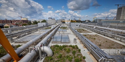 SBR wasterwater treatment plant Basel, Switzerland
