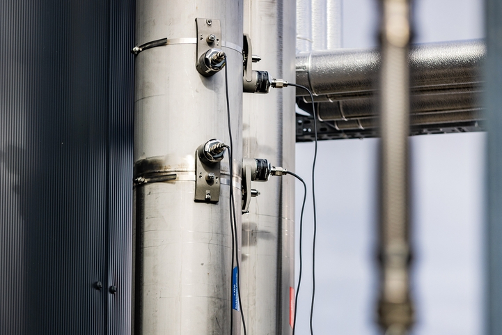 Picture of flow measurement with FlowDC function