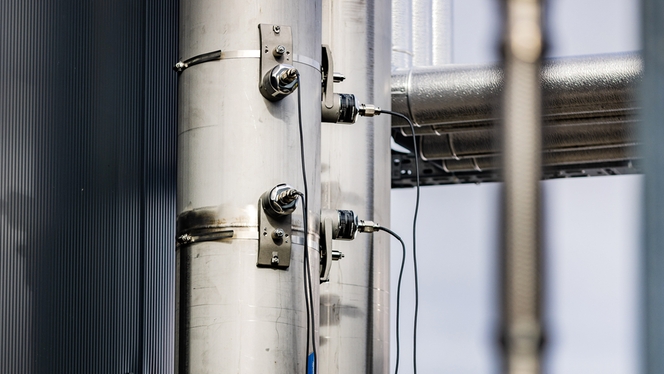 Picture of flow measurement with FlowDC function